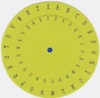 Een cijferwiel is een handig hulpmiddel bij het vercijferen en ontcijferen wanneer een Ceasar-alfabet is gebruikt.